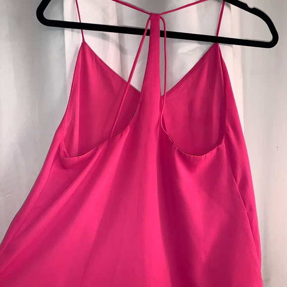 Small hot pink strappy tank top! - Picture 3 of 5